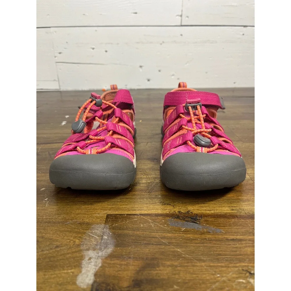 Keen Newport H2 Kids Water Sandals Pink Orange Size 2 1014267 Hiking Shoes